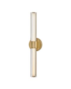 LED Medium Wall Light - Lacquered Brass