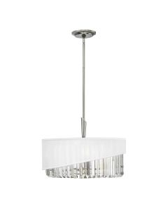 3 Light Pendant - Polished Nickel