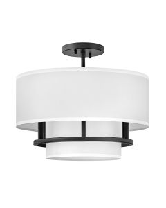 3 Light Duo Mount Pendant - Black