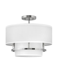3 Light Duo Mount Pendant - Polished Nickel