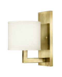 1 lt Wall Light - Brushed Brass