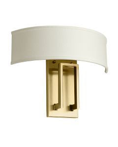 2 lt Wall Light - Brushed Brass