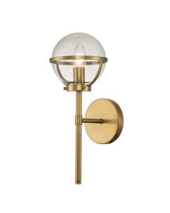 1 Light Wall Light - Dark Aged Brass