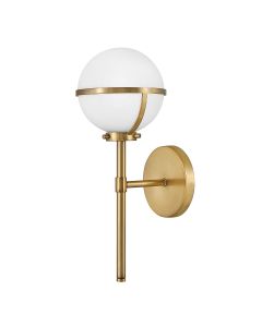 1 Light Wall Light - Dark Aged Brass
