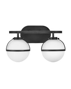 2 Light Wall Light - Black
