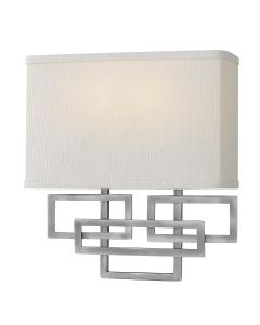 2 Light Wall Light - Antique Nickel