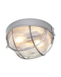 2 Light Flush - Silver