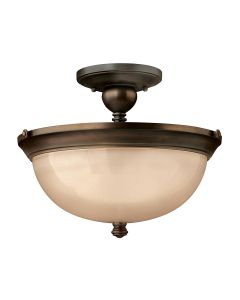 3 Light Semi-Flush - Oil Rubbed Bronze