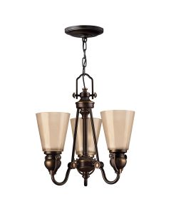 3 Light Chandelier - Oil Rubbed Bronze