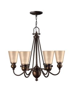 6 Light Chandelier - Oil Rubbed Bronze