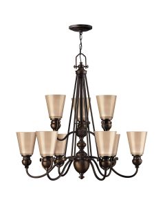 9 Light Chandelier - Oil Rubbed Bronze