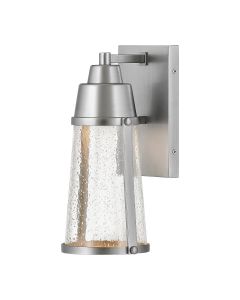 1 Light LED Wall Lantern - Silver