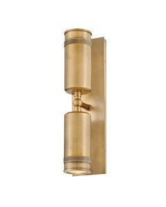 2 lt Up/Down Spot Light - Heritage Brass
