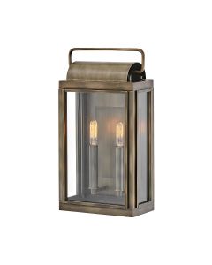 2 Light Medium Wall Lantern - Painted Burnished Bronze