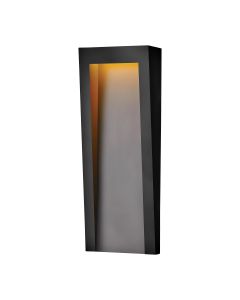 Large LED Wall Lantern - Black