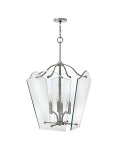 6 Light Large Pendant - Polished Antique Nickel