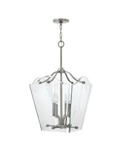 4 Light Medium Pendant - Polished Antique Nickel