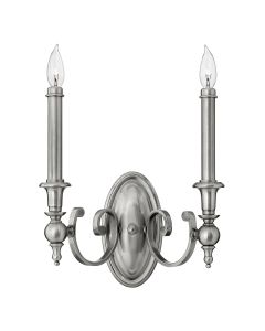 2 Light Wall Light - Antique Nickel