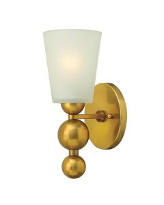 1 Light Wall Light - Satin Gold