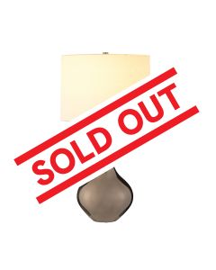 1 Light Table Lamp - Bronze Metallic, Cream Shade
