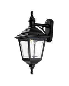 1 Light Wall Lantern - Black