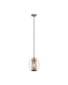 1 Light Mini Pendant - Antique Pewter