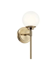 1 lt Wall Light - Champagne Bronze