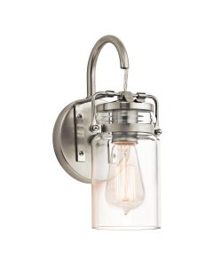 1 Light Wall Light - Brushed Nickel