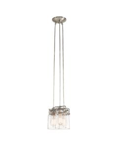 3 Light Pendant - Brushed Nickel