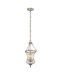 2 Light Small Pendant - Silver / Gold Patina