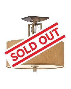 3 Light Semi-Flush - Bronze / Gold Patina