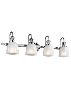 4 Light Wall Light - Polished Chrome