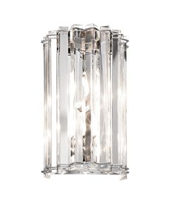 2 Light Wall Light - Polished Chrome