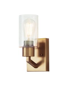 1 Light Wall Light - Natural Brass