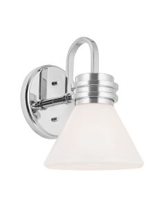 1 lt Wall Light - Polished Chrome