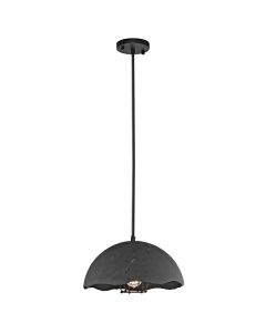 1 Light Pendant - Weathered Zinc