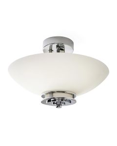 3 Light Semi-Flush - Polished Chrome