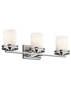 3 Light Wall Light - Polished Chrome