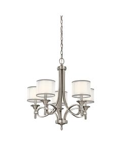 5 Light Chandelier - Antique Pewter