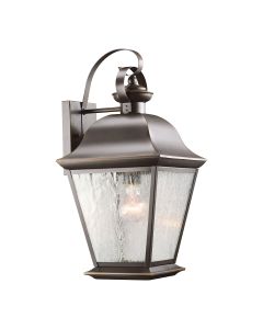 1 lt Large Wall Lantern - Old Bronze