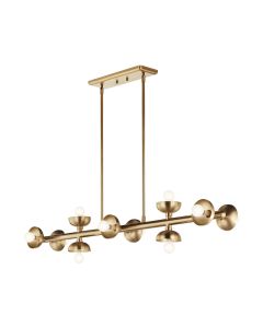 10 lt Linear Pendant - Champagne Bronze
