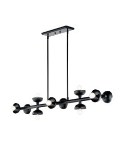 10 lt Linear Pendant - Satin Black