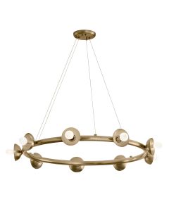 9 Light Chandelier - Champagne Bronze