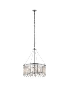 6 Light Chandelier / Pendant - Polished Chrome