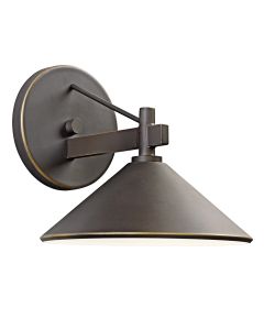 1 lt Small Wall Lantern - Old Bronze