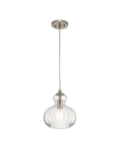 1 Light Pendant - Brushed Nickel