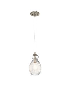 1 Light Pendant - Brushed Nickel
