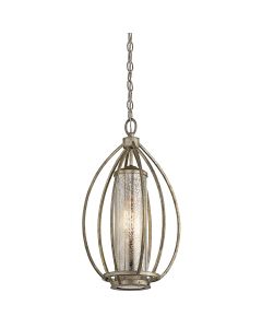 1 Light Pendant - Silver / Gold Patina