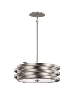3 Light Pendant - Brushed Nickel