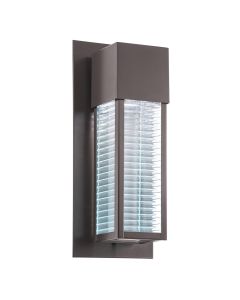 1 Light Outdoor Wall Lantern - Grey Bronze